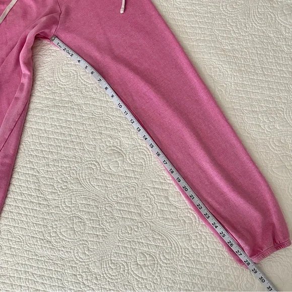 Sundry Pigment Dyed Pink Basic Sweatpants Joggers Women’s 2 / Medium USA Made - Picture 6 of 12
